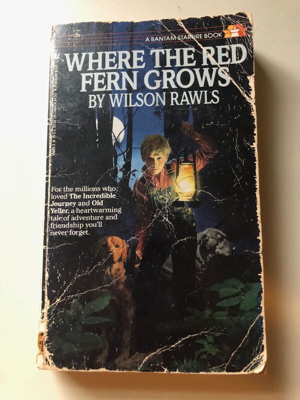 Where the Red Fern Grows Wilson Rawls Bantam Star Fire Book Vintage 1989